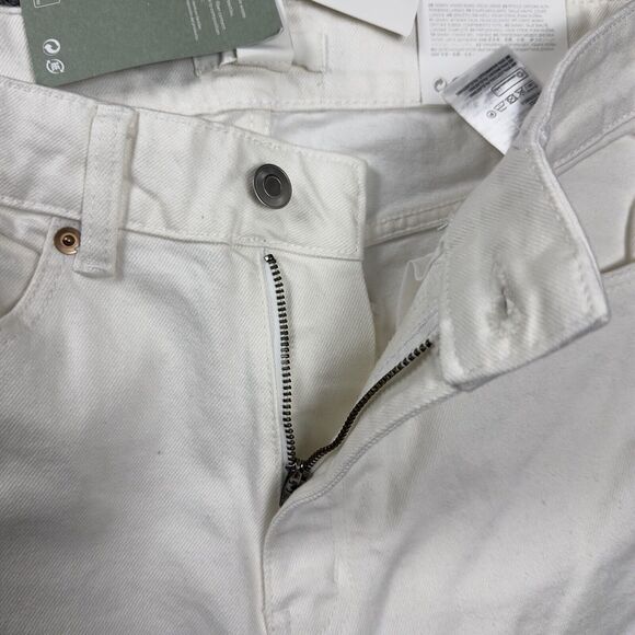 H and M Denim Jeans Women's Size 6 (28x26) White with tags - Picture 4 of 13
